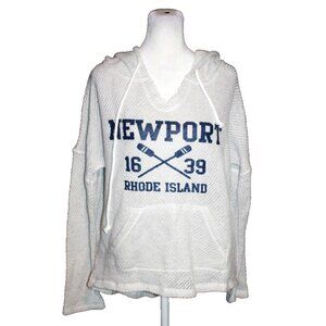 Trade Heritage Apparel Knit Hoodie Newport Rhode Island Women’s Size Small S